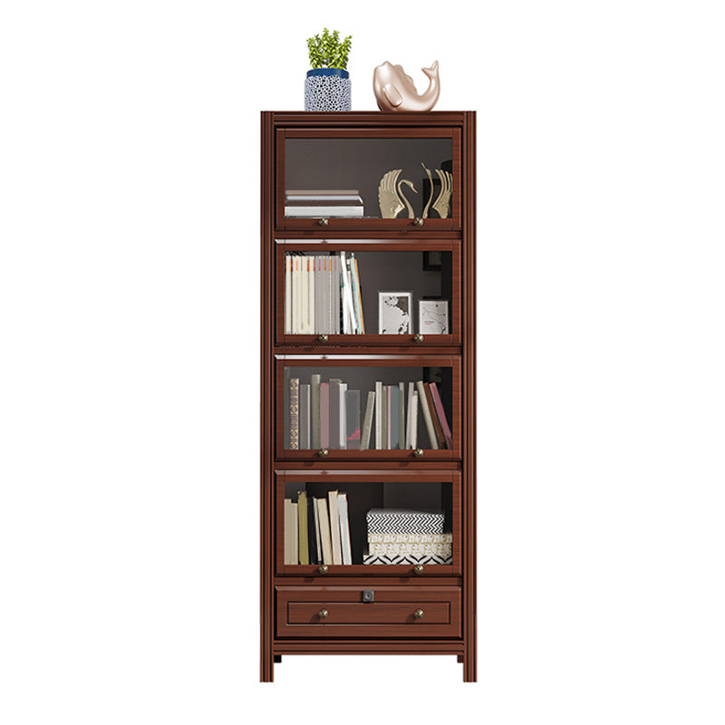Stile moderno chiuso Bookcase in legno standard per la sala da studio
