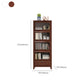 Stile moderno chiuso Bookcase in legno standard per la sala da studio