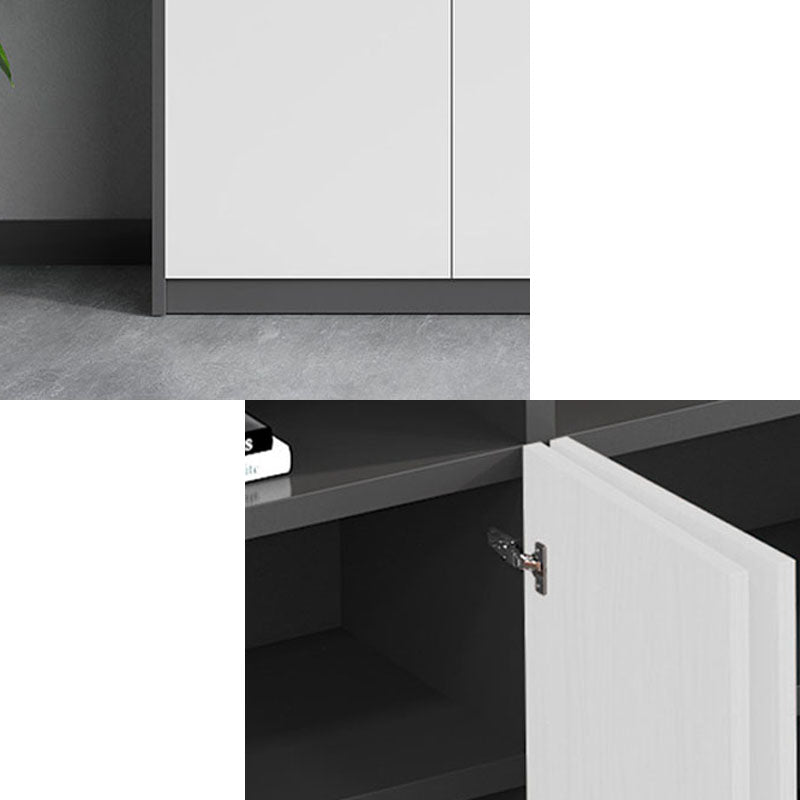 Babor de archivos de madera de archivos verticales contemporáneos para la oficina en casa