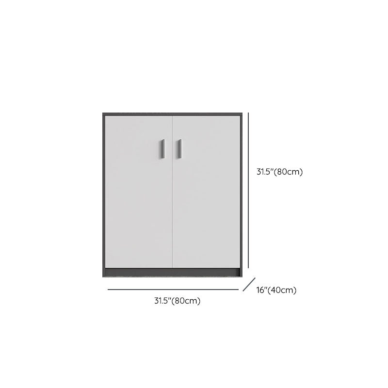Babor de archivos de madera de archivos verticales contemporáneos para la oficina en casa