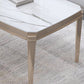 Moderno 1/2/5/7 Piezas Mesa de piedra de mesa Muebles de piedra en blanco
