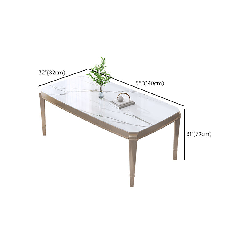 Moderno 1/2/5/7 Piezas Mesa de piedra de mesa Muebles de piedra en blanco