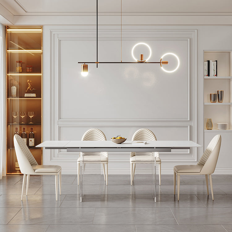 Contemporaneo 1/4/5/7 pezzi mobili rettangolo di pietra set per casa