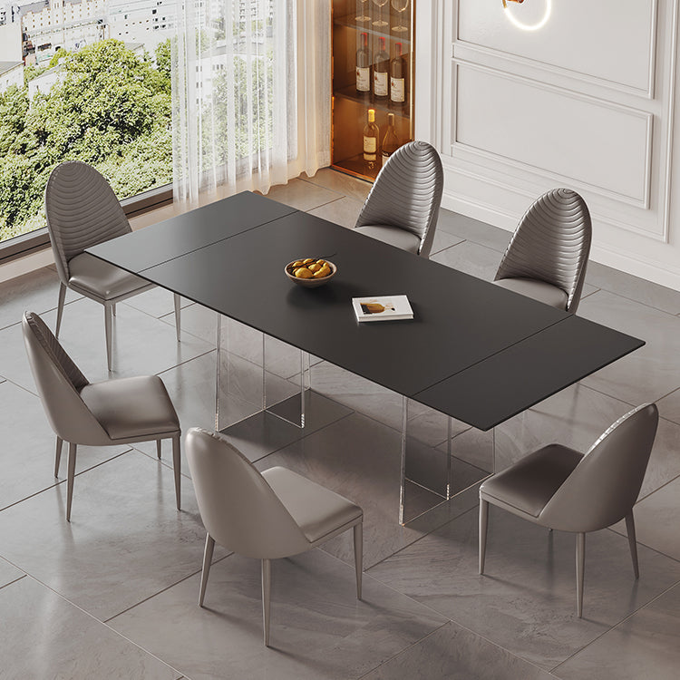 Contemporaneo 1/4/5/7 pezzi mobili rettangolo di pietra set per casa