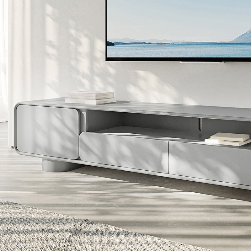 Wooden TV Media Console Contemporary TV Console with 2 Drawers Clearhalo 'furn' 'furn_tv_stands_entertainment_centers' 'Furniture' 'Living Room Furniture' 'TV Stands & Entertainment Centers' 'TV Stands & Media Storage Furniture' 'tv_stands_entertainment_centers' 6928990