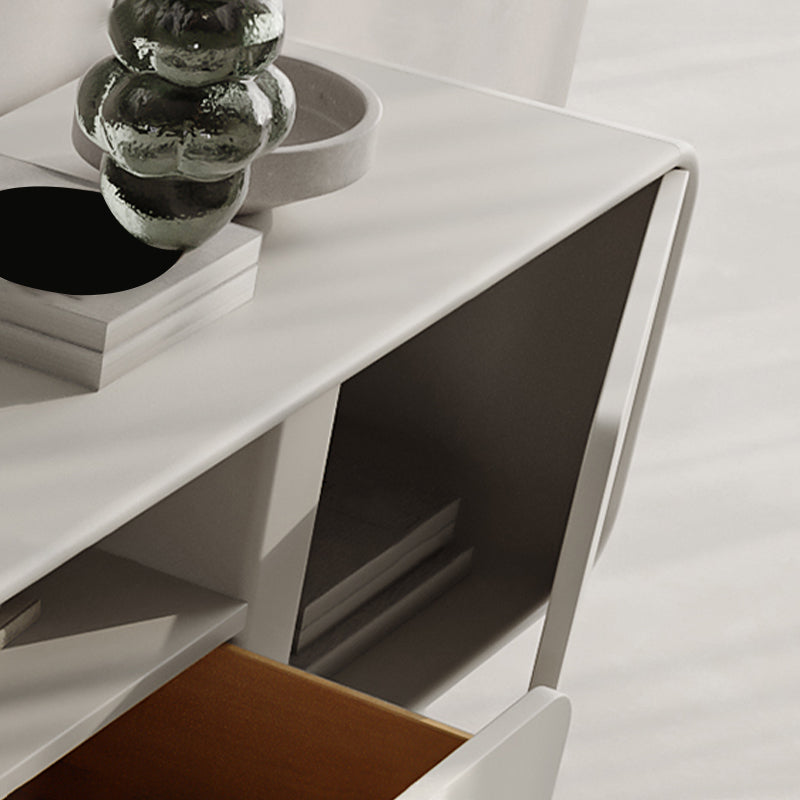 Wooden TV Media Console Contemporary TV Console with 2 Drawers Clearhalo 'furn' 'furn_tv_stands_entertainment_centers' 'Furniture' 'Living Room Furniture' 'TV Stands & Entertainment Centers' 'TV Stands & Media Storage Furniture' 'tv_stands_entertainment_centers' 6928993