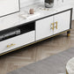 Stone Media Console Contemporary Open Storage TV Console with Doors Clearhalo 'furn' 'furn_tv_stands_entertainment_centers' 'Furniture' 'Living Room Furniture' 'TV Stands & Entertainment Centers' 'TV Stands & Media Storage Furniture' 'tv_stands_entertainment_centers' 6929071