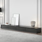 Faux Wood Media Console Modern Black Cable Management TV Console Clearhalo 'furn' 'furn_tv_stands_entertainment_centers' 'Furniture' 'Living Room Furniture' 'TV Stands & Entertainment Centers' 'TV Stands & Media Storage Furniture' 'tv_stands_entertainment_centers' 6929098