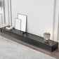 Faux Wood Media Console Modern Black Cable Management TV Console Clearhalo 'furn' 'furn_tv_stands_entertainment_centers' 'Furniture' 'Living Room Furniture' 'TV Stands & Entertainment Centers' 'TV Stands & Media Storage Furniture' 'tv_stands_entertainment_centers' 6929101