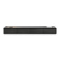 Faux Wood Media Console Modern Black Cable Management TV Console 87"L x 16"W x 10"H Clearhalo 'furn' 'furn_tv_stands_entertainment_centers' 'Furniture' 'Living Room Furniture' 'TV Stands & Entertainment Centers' 'TV Stands & Media Storage Furniture' 'tv_stands_entertainment_centers' 6929106