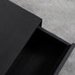 Faux Wood Media Console Modern Black Cable Management TV Console Clearhalo 'furn' 'furn_tv_stands_entertainment_centers' 'Furniture' 'Living Room Furniture' 'TV Stands & Entertainment Centers' 'TV Stands & Media Storage Furniture' 'tv_stands_entertainment_centers' 6929111