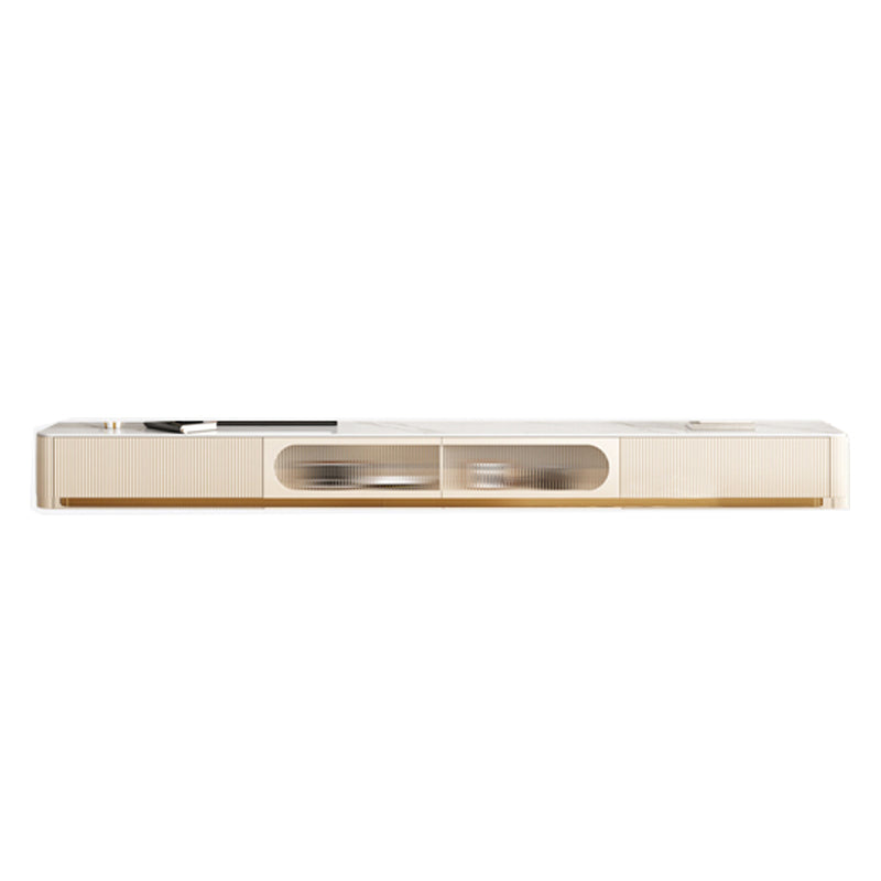 Console TV multimediale in pietra Console TV contemporanea con cassetti