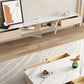 Console TV multimediale in pietra Console TV contemporanea con cassetti