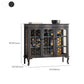 Traditional Curio Cabinet Solid Wood Glass Doors Display Stand Clearhalo 'Display & China Cabinets' 'display_china_cabinets' 'furn' 'furn_display_china_cabinets' 'Furniture' 'Kitchen & Dining Furniture' 6929198