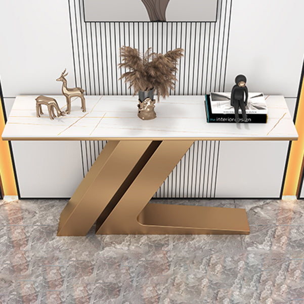 Modern de mesa de piedra de acento de acento Mesa final para Hall, 31.5 "de alto