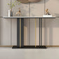 Modern Stone Console Tabla 1 Estante de 31.5 "Mesa al final de la altura para Hall