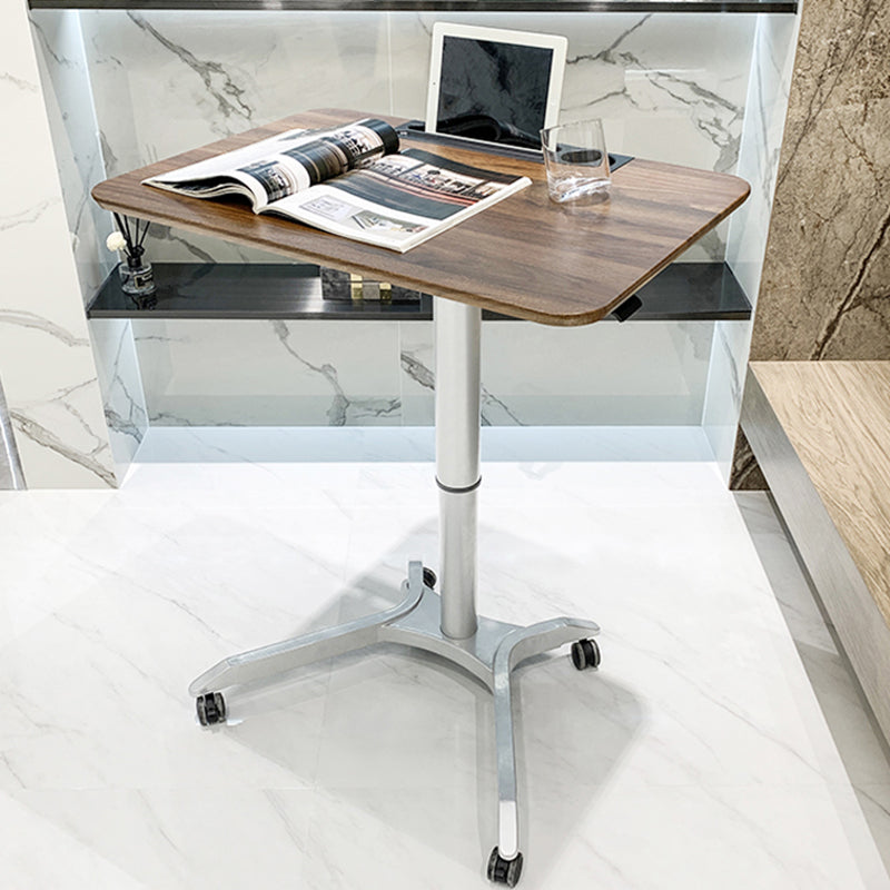 Rectangular Shaped Office Task Desk Wood Writing Desk with Wheels for Home Clearhalo 'furn' 'furn_office_desk' 'Furniture' 'Office Desks' 'Office Furniture' 'office_desk' 6929629
