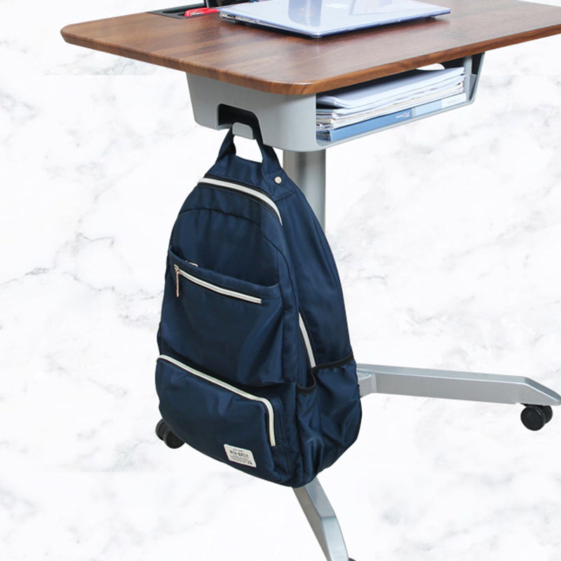 Rectangular Shaped Office Task Desk Wood Writing Desk with Wheels for Home Clearhalo 'furn' 'furn_office_desk' 'Furniture' 'Office Desks' 'Office Furniture' 'office_desk' 6929637