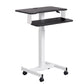 Rectangular Shaped Ambulatory Laptop Table Wood Writing Desk in Black/White Clearhalo 'furn' 'furn_office_desk' 'Furniture' 'Office Desks' 'Office Furniture' 'office_desk' 6929706
