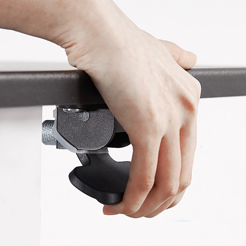 Rectangular Shaped Ambulatory Laptop Table Wood Writing Desk in Black/White Clearhalo 'furn' 'furn_office_desk' 'Furniture' 'Office Desks' 'Office Furniture' 'office_desk' 6929709