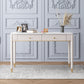 2 Drawers Writing Desk Rectangular Shaped Office Desk in White