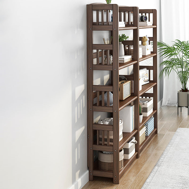 Skandinavischer Stil Open Back Bookshelf Standard -Holzbuchhandel für den Studienraum