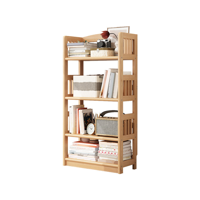 Skandinavischer Stil Open Back Bookshelf Standard -Holzbuchhandel für den Studienraum