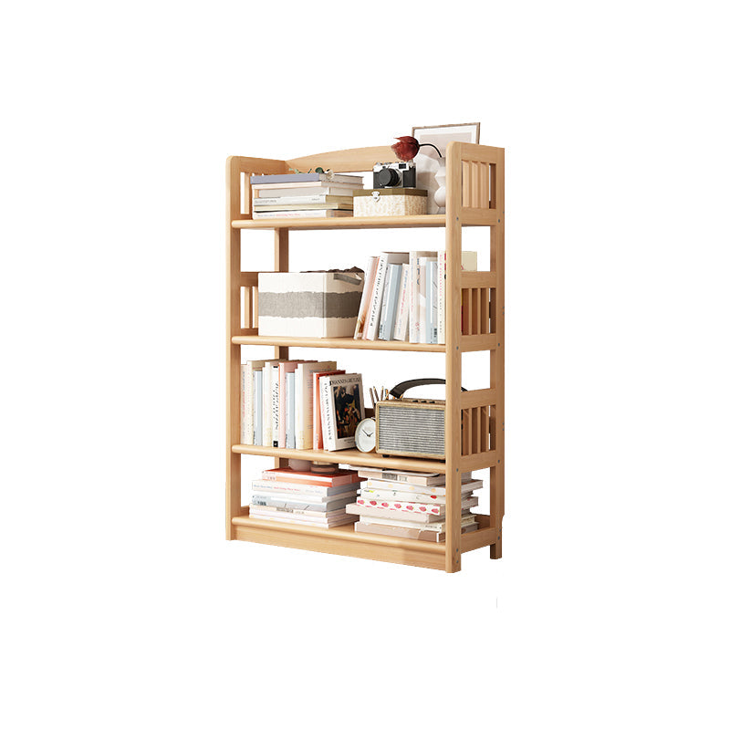 Skandinavischer Stil Open Back Bookshelf Standard -Holzbuchhandel für den Studienraum