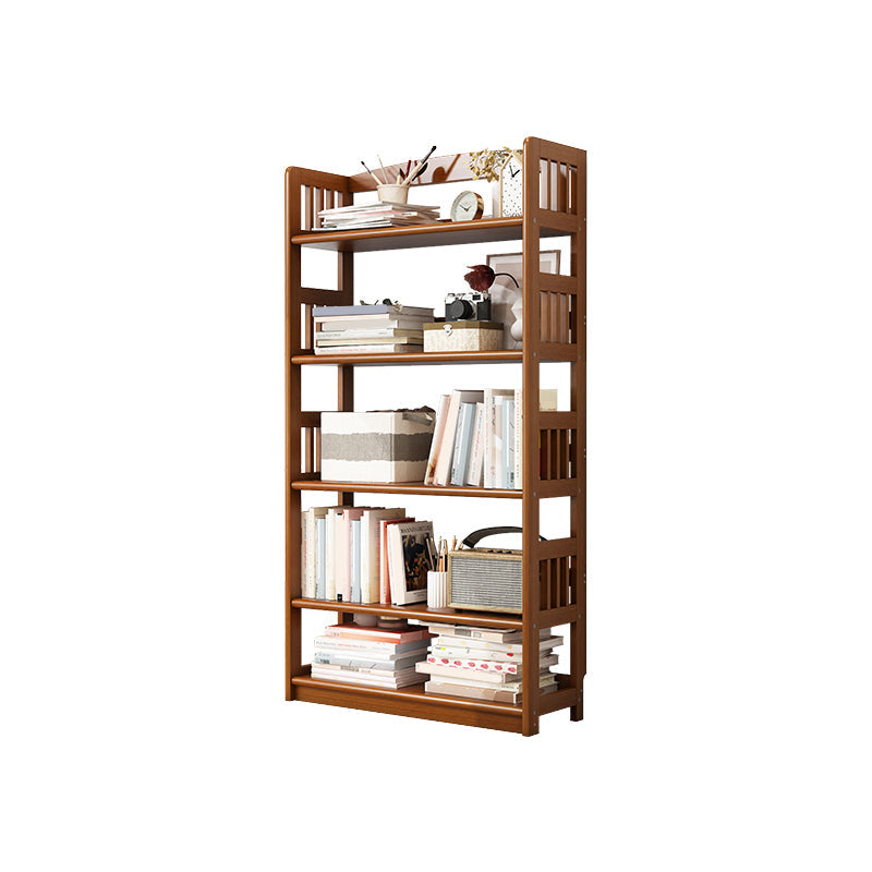 Skandinavischer Stil Open Back Bookshelf Standard -Holzbuchhandel für den Studienraum