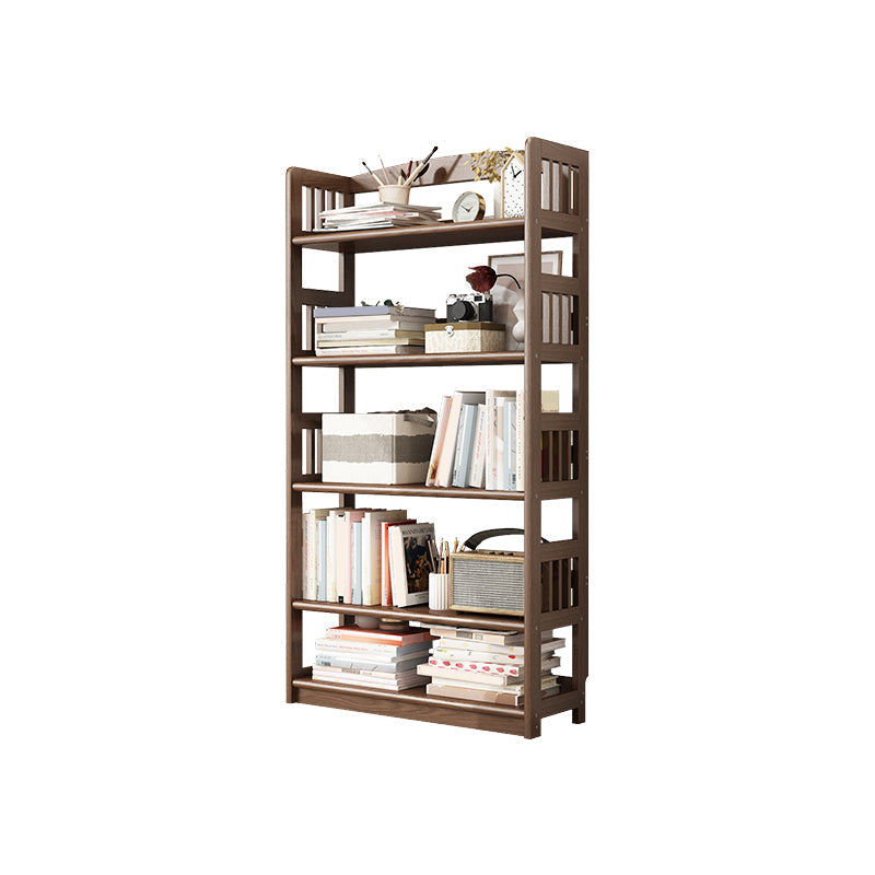 Skandinavischer Stil Open Back Bookshelf Standard -Holzbuchhandel für den Studienraum