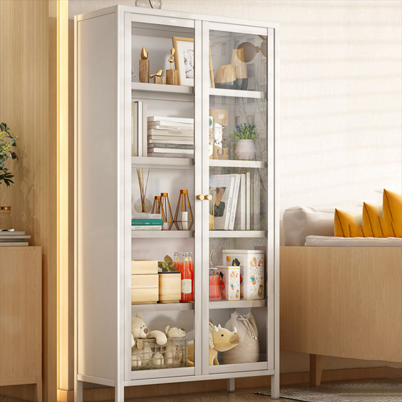 Geschlossener Standard -Bücherregal Glam Metal Bookshelf mit Türen