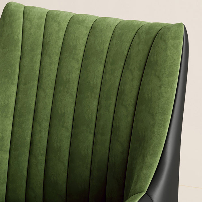 Chaise pivotante moderne chaise de bureau de hauteur de siège réglable sans bras avec roues