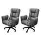 Armless Modern Desk Chair No Distressing Ergonomic Office Chair Dark Gray 2 Piece Set Casters Included Clearhalo 'furn' 'furn_office_chair' 'Furniture' 'Office Chairs' 'Office Furniture' 'office_chair' 6930502