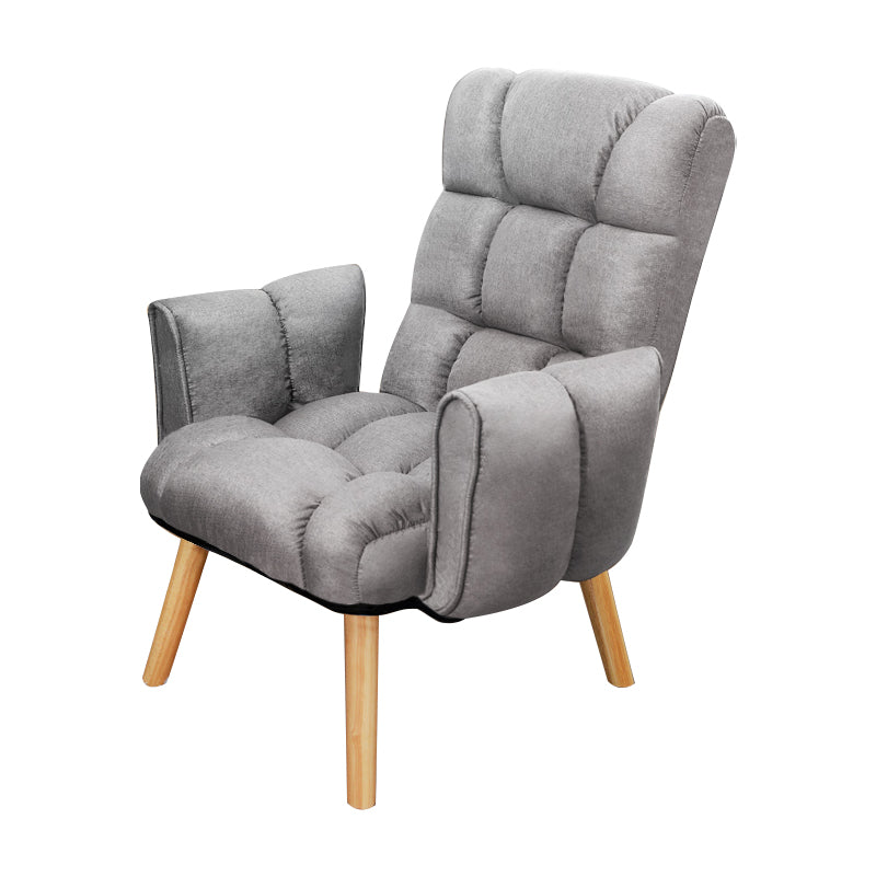 Armless Modern Desk Chair No Distressing Ergonomic Office Chair Light Gray 1 Piece Casters Not Included Clearhalo 'furn' 'furn_office_chair' 'Furniture' 'Office Chairs' 'Office Furniture' 'office_chair' 6930526