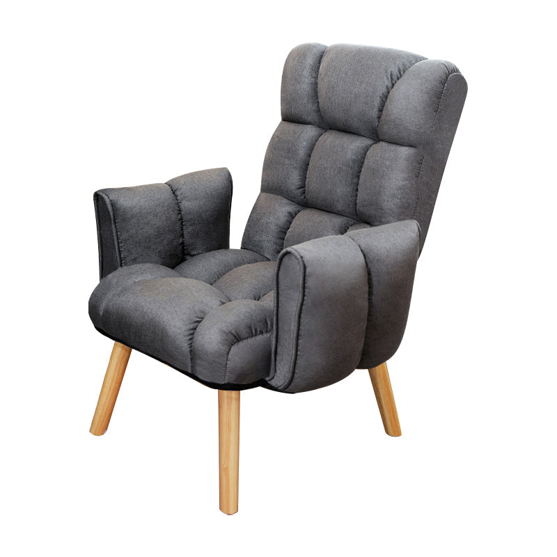 Armless Modern Desk Chair No Distressing Ergonomic Office Chair Dark Gray 1 Piece Casters Not Included Clearhalo 'furn' 'furn_office_chair' 'Furniture' 'Office Chairs' 'Office Furniture' 'office_chair' 6930531
