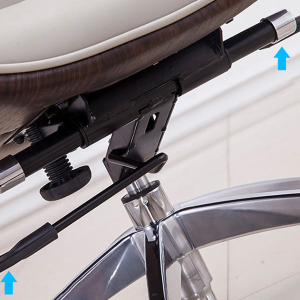 パッド入りのアームズデスクチェアモダンな悲惨なフェイクレザー人間工学に基づいたオフィスチェア