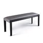Contemporary Rectangle Upholstered Bench Home Seating Bench in Gray Clearhalo 'Benches' 'Chairs & Seating' 'furn' 'furn_benches' 'Furniture' 'Living Room Furniture' 6930998