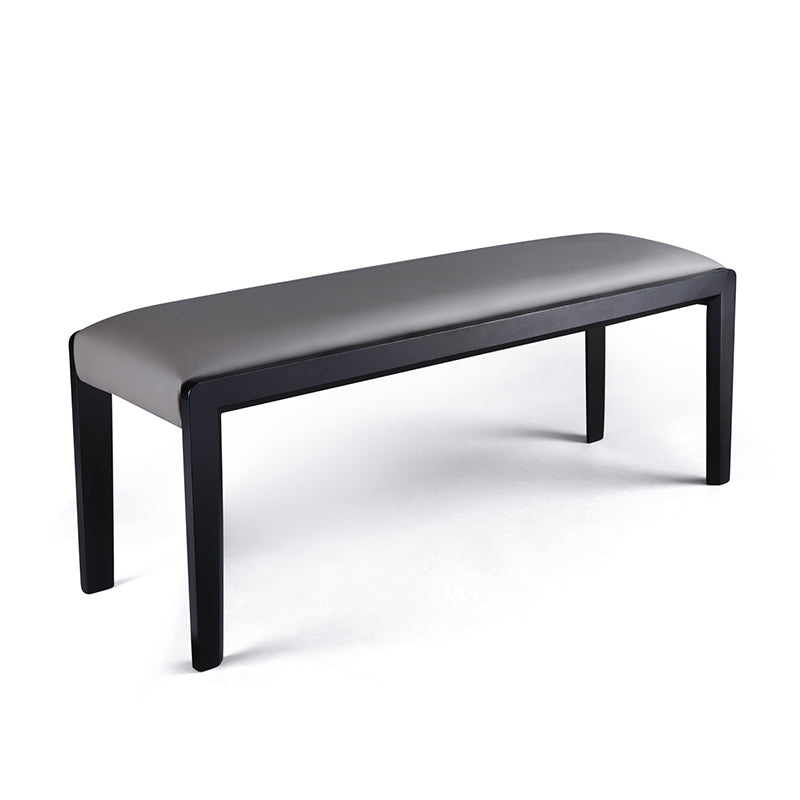 Contemporary Rectangle Upholstered Bench Home Seating Bench in Gray Clearhalo 'Benches' 'Chairs & Seating' 'furn' 'furn_benches' 'Furniture' 'Living Room Furniture' 6930998