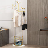 Wunderschöner Kleiderregalkorb Aufbewahrung Metallbedeckung mit Kleiderhaken