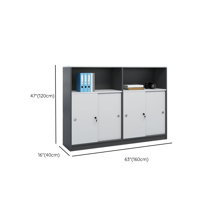 Mobile scandinavo in legno con blocco e archiviazione