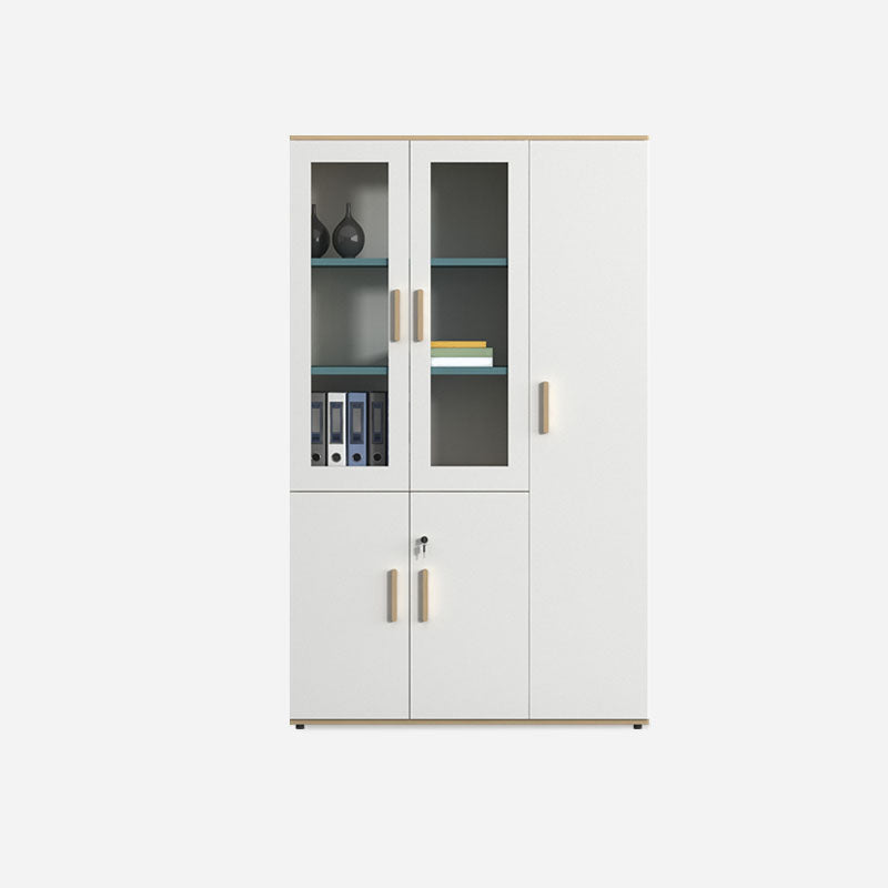 Archivador de madera de archivos laterales escandinavos para la oficina de madera para la oficina en casa