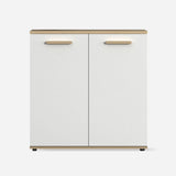 Archivador de madera de archivos laterales escandinavos para la oficina de madera para la oficina en casa