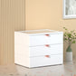 Modern Nordic File Cabinet Lateral Plastic Filing Cabinet with Drawers White 3 Clearhalo 'Filing Cabinets' 'filling_cabinets' 'furn' 'furn_filling_cabinets' 'Furniture' 'Office Furniture' 6931148