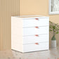 Modern Nordic File Cabinet Lateral Plastic Filing Cabinet with Drawers White 4 Clearhalo 'Filing Cabinets' 'filling_cabinets' 'furn' 'furn_filling_cabinets' 'Furniture' 'Office Furniture' 6931150