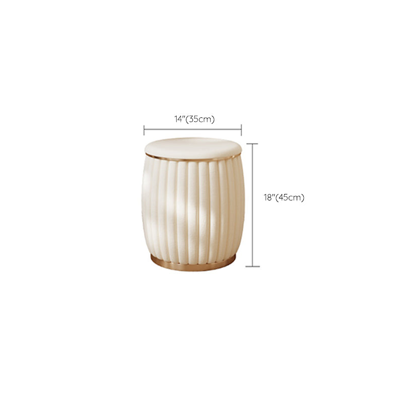 Tabouret de basse-coiffure de rangement de vanité de maquillage en verre ensemble avec tiroir