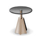 Black  Glass Top Bunching Tables Abstract Coffee Cocktail Table