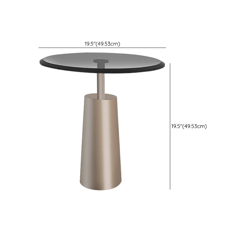 Black  Glass Top Bunching Tables Abstract Coffee Cocktail Table