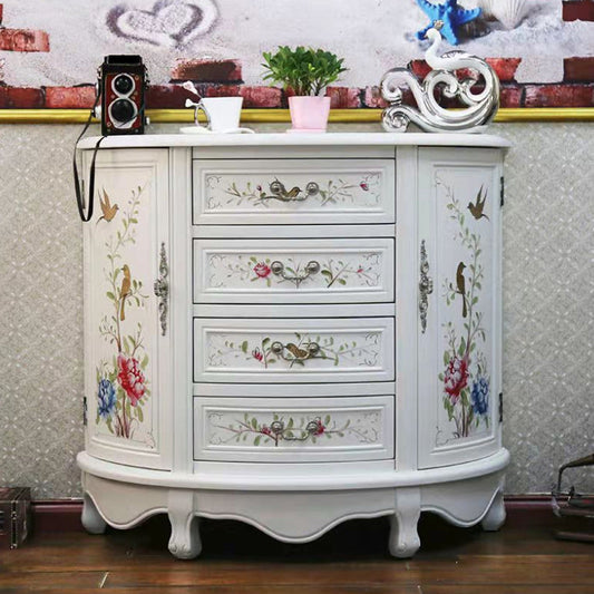 Vast hout traditionele opbergkast horizontale borst voor slaapkamer