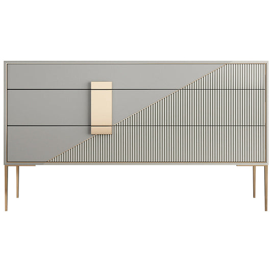 Glam horizontale opbergkast zachte close laden houten dubbele borst