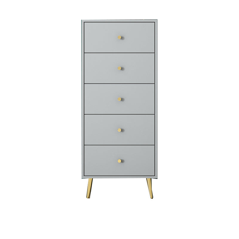 Cómoda de lencería Wood Glam, cómoda vertical con cajones de cierre suave